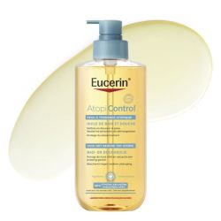 Eucerin AtopiControl Huile Bain et Douche 400ml – Huile lavante apaisante peaux atopiques et très sèches