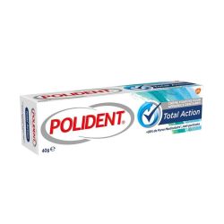 Polident Total Action Crème Adhésive Pour Prothèse Dentaire - 40g
