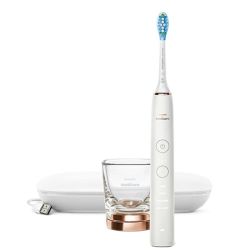 Philips Sonicare DiamondClean 9000 Rose Or Brosse à dents électrique connectée – blancheur et soin expert des gencives