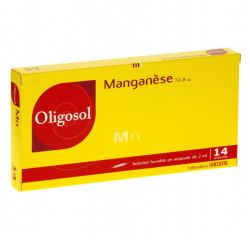 Oligosol manganèse 28 ampoules