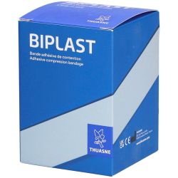 Thuasne Biplast Bande Adhésive de Contention - Bande de 2,5 mètres x 6 cm - Blessures musculo-squelettiques