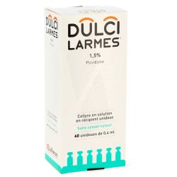 Horus Dulcilarmes 1.5% - Collyre - Sécheresse Oculaire - 60 unidoses de 0,4ml