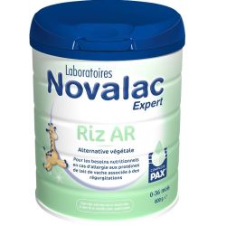 Novalac Expert Riz AR Lait en Poudre Anti-Régurgitations 0-36 Mois - 800g