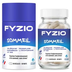Gilbert Fyzio Sommeil 60 gélules – Endormissement et qualité du repos