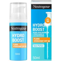Neutrogena Hydro Boost Fluide Hydratant SPF50 Sans Parfum 50ml – Protection et éclat