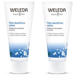 Weleda Pâte Dentifrice Saline Lot de 2 x 75ml – Protection anti-tartre et gencives fortes