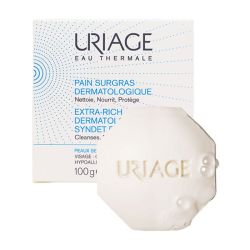 Uriage Pain Surgras Dermatologique - 100 g - Nettoyant Doux Peaux Sensibles