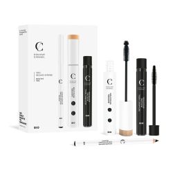 Couleur Caramel Coffret Trio Regard Intense - Mascara + Recharge + Crayon Yeux n°101 noir