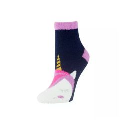 AirPlus Aloe Spa Socks Chaussettes Hydratantes Bleu Motif Licorne - 39-42