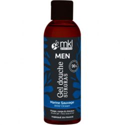 MKL Green Nature Gel Douche Surgras Homme - Marine Sauvage - Gel Douche Revitalisant - 100 ml