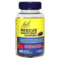 Rescue Nuit Gummies Goût Fruits Rouges - 60 gommes
