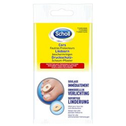 Scholl Cors Feutres Protecteurs - 9 Feutres Mousse - Soulagement immédiat des cors douloureux