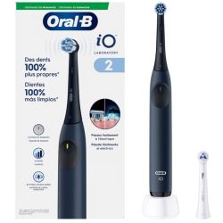 Oral-B iO2 Brosse à Dents Électrique Connectée Rechargeable - 1 pièce - Couleur : Noire