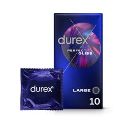 Durex Perfect Gliss Préservatifs Extra Lubrification x10