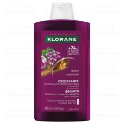 Klorane Croissance Shampoing Accélérateur de Pousse à l'Adénosine et à la Quinine - 400ml