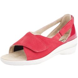 Gibaud CHUT Spezia Rouge - Chaussures Confort Femme Hallux Valgus