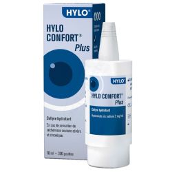Ursapharm Hylo Confort Plus 10ml – Hydratation intense pour la sécheresse oculaire sévère
