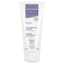 Eau de Jonzac +Cica Crème Réparatrice Apaisante Bio - 100 ml - Répare, protège et apaise les peaux fragilisées