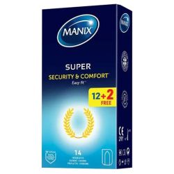 Manix Super Easy Fit Préservatif Sécurité et Confort 12 +2