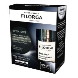 Filorga OPTIM-EYES Coffret Contour des Yeux 3en1 15ml + Mousse Nettoyante 30ml OFFERTE