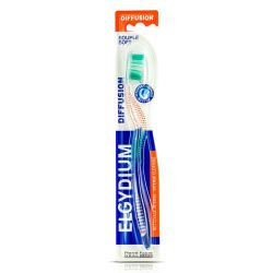 Elgydium Brosse à Dents Inter-Active Souple - Violet - Hygiène Dentaire Quotidienne