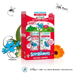 Puressentiel Duo Répulsif + Apaisant Enfant Schtroumpf - Spray Répulsif + Crème Apaisante - Dès 3 ans