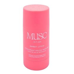 Musc Intime Sweet Litchi Déodorant Solide Parfumé 50g - Fraîcheur et parfum fruité longue tenue