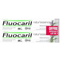 Fluocaril Natur'Essence Dentifrice Blancheur Bi-Fluoré - Lot de 2 x 75ml
