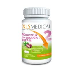 XLS Médical Réducteur de Graisses + Sucres - 120 comprimés