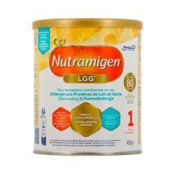 Nutramigen 1 LGG - Lait Infantil - De 0 à 6 mois - Allergie Protéines de Lait de Vache - 400g