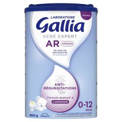 Gallia Bébé Expert AR Amidon 0-12 Mois Anti-Régurgitations - 800 g