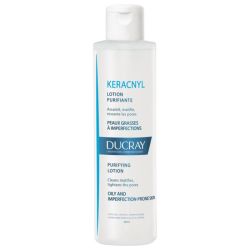 Ducray Keracnyl Lotion Purifiante - 200 ml - Peaux Grasses à Imperfections