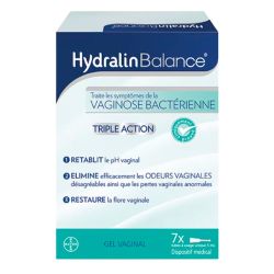 Hydralin Balance - 7 ovules - Traitement des symptômes de la vaginose bactérienne