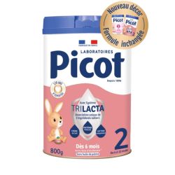 Picot 2 Lait en Poudre 6-12 mois - 800g