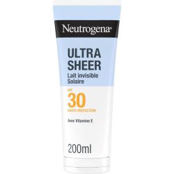 Neutrogena Ultra Sheer Lait Solaire Invisible SPF30 Visage & Corps - 200ml