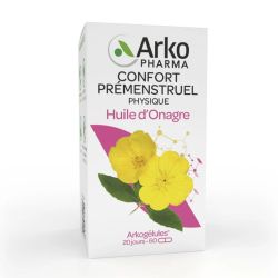 Arkopharma Arkogélules Huile d'Onagre Bio - 60 gélules - Confort prémenstruel & équilibre féminin