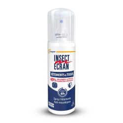 Insect Ecran Anti-Moustiques Spray Vêtements & Tissus - 100ml - Protection invisible sur vos vêtements
