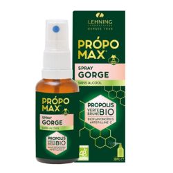 Lehning Propomax Spray Gorge Sans Alcool Bio - 30ml