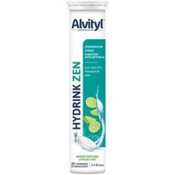 Alvityl Hydrink Zen - 20 Comprimés Effervescents - Hydratation et bien-être mental en période de stress