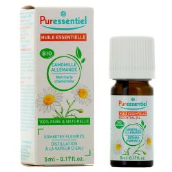 Puressentiel Huile Essentielle de Camomille Allemande BIO - Troubles Digestifs & Confort Féminin - 5ml