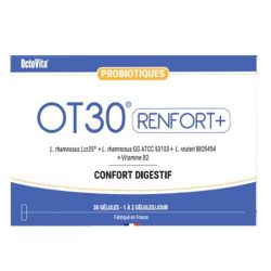 Octovita OT30 Renfort+ 30 gélules - Probiotiques, confort digestif