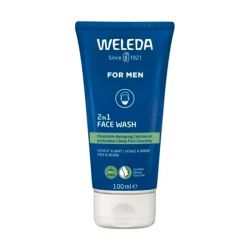 Weleda Homme Gel Nettoyant Visage et Barbe - 2 en 1 -100 ml