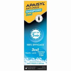 Apaisyl Anti-Poux Shampooing 3-en-1 100ml – Traitement et protection
