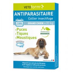 Vetoform Antiparasitaire insectifuge grand chien +25 kg