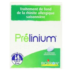 Prélinium traitement de fond rhinite allergique saisonnière 60 comprimés