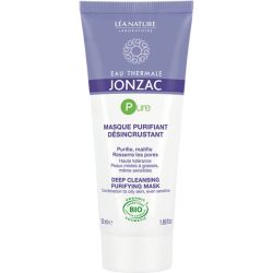 Eau Thermale Jonzac Pure Masque Purifiant Désincrustant Bio - 50 ml - Purifie, matifie et resserre les pores