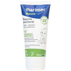 Marimer Nature Baume Pectoral Bébé Enfant Bio - 50 ml