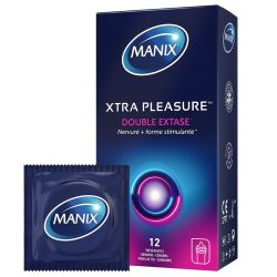 Manix Xtra Pleasure Double Extase - 12 Préservatifs