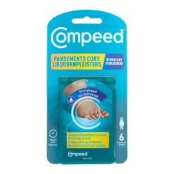 Compeed Pansements Cors Hydratants - 6 pansements - soulagement et hydratation des cors