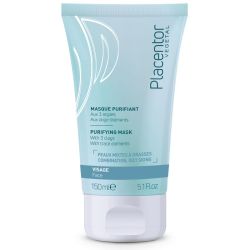 Placentor Masque Purifiant à l'Argile Verte 150ml – Purifiant peaux mixtes à grasses